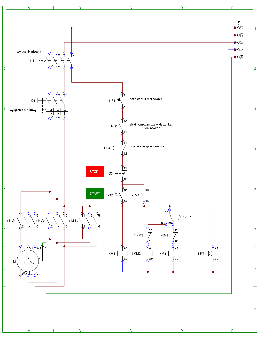 układk rozruchu silnika